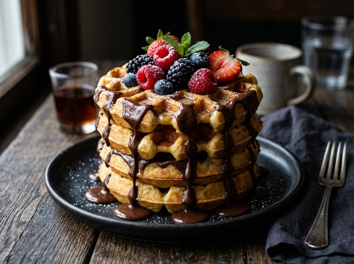 Belgian Waffle Stack